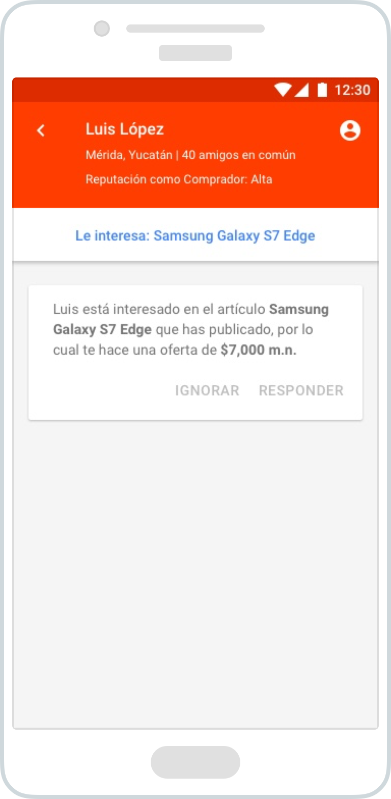 Kiiwik negotiation offer screen